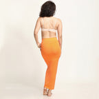 Zivame All Day Flared Mermaid Saree Shapewear for Women - Mustard