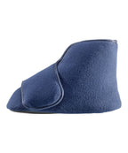 Silverts Adaptive Silverts-SV10160-SV3-L Deep & Wide Diabetic Bootie Slipper for Women & Men&#44; Navy - Large