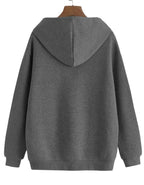 JUNEBERRY Womens Cotton Blend Hooded Neck Sweatshirt