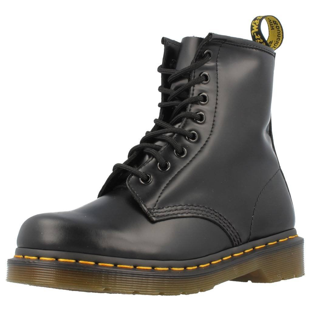 Dr. Martens Unisex 1460 Smooth Leather 8 Eye Boot, Black, 5 Women/4 Men