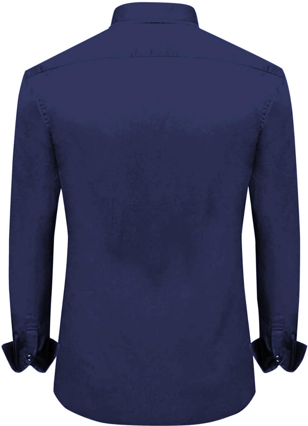 Rebelify MenS Cotton Blend Shirt With Pockets Full Sleeves Collared Neck Solid Pattern Botton Down Closure Relaxed Fit And Stan