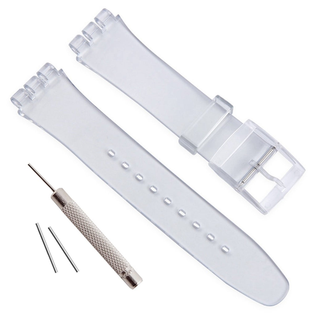 Green Olive Wasserdichtes Uhrenarmband aus Silikon-Gummi, 17mm