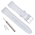 Green Olive Wasserdichtes Uhrenarmband aus Silikon-Gummi, 17mm