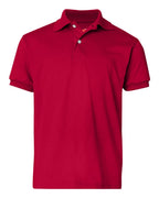Youth 5050 EcoSmart Jersey Knit Polo - DEEP FOREST - XS(D0102H2HHDU)