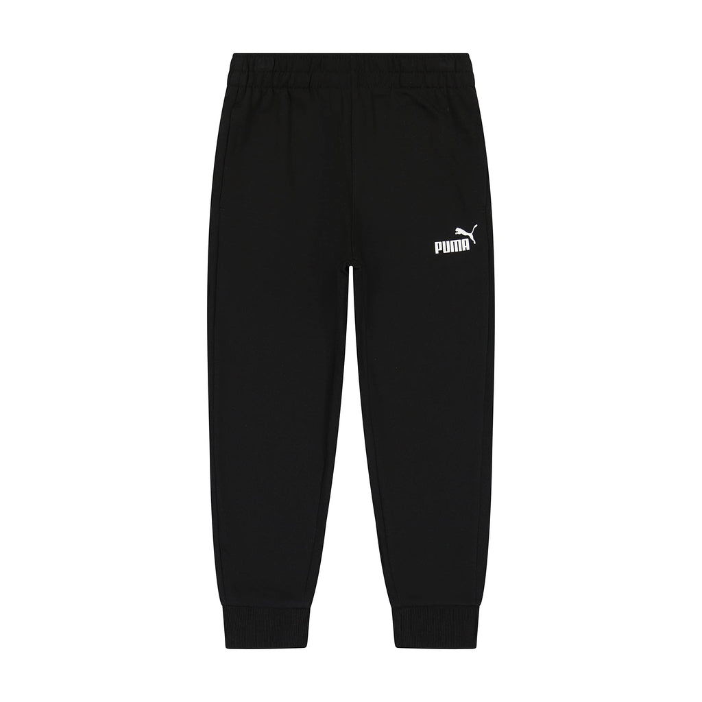 PUMA boys Core Logo Jogger Sweatpants, Puma Black, X-Large US