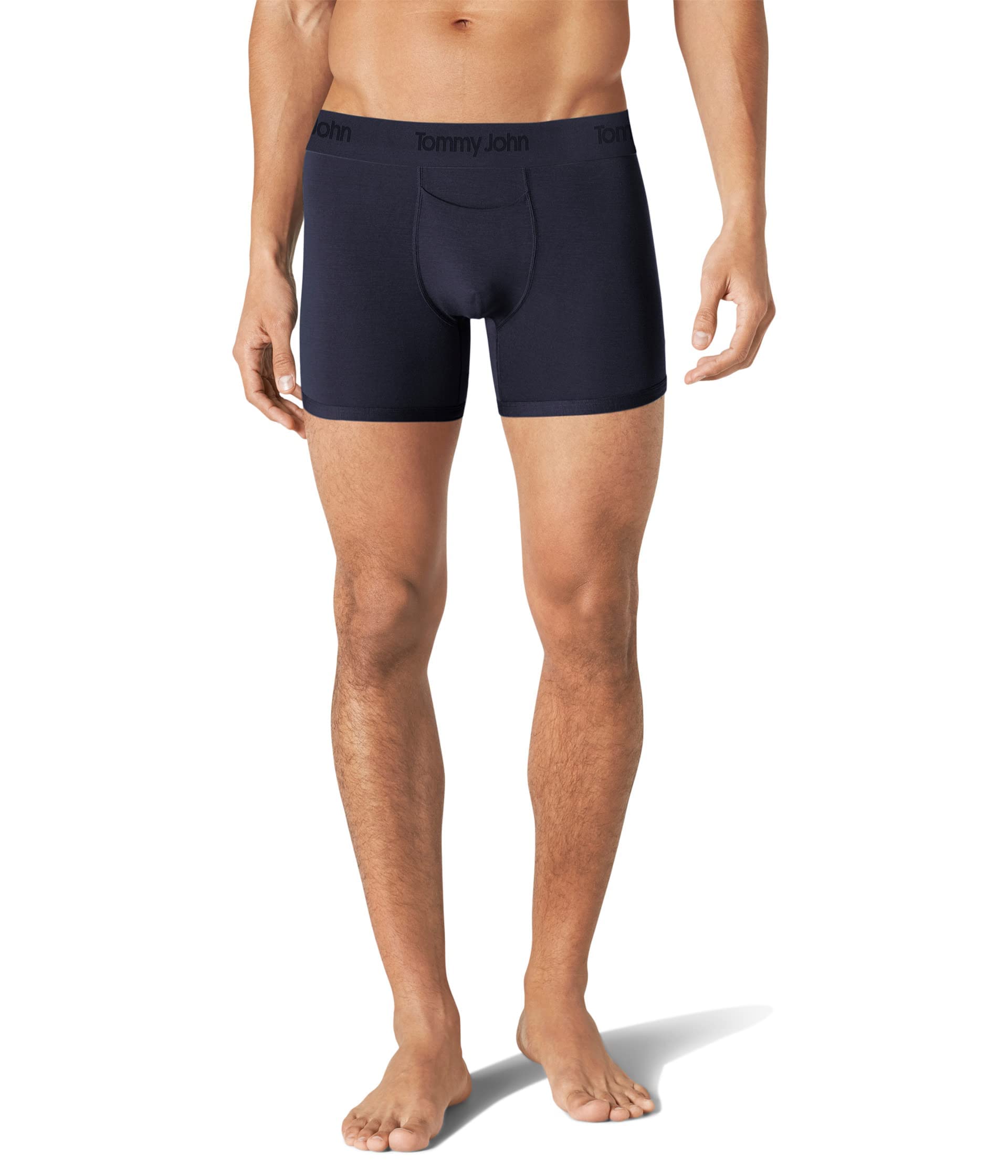 Tommy John Men   s Underwear - Second Skin Trunk with Contour Pouch and Shorter 4 Inseam - Silky Soft, Stretch Fabric (Large, Dr