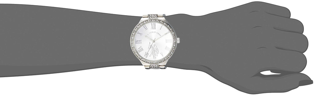 Accutime U.S. Polo Assn. Women's USC40322 Analog Display Analog Quartz Silver Watch