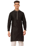 Jompers Mens Collar Embroidered Kurta