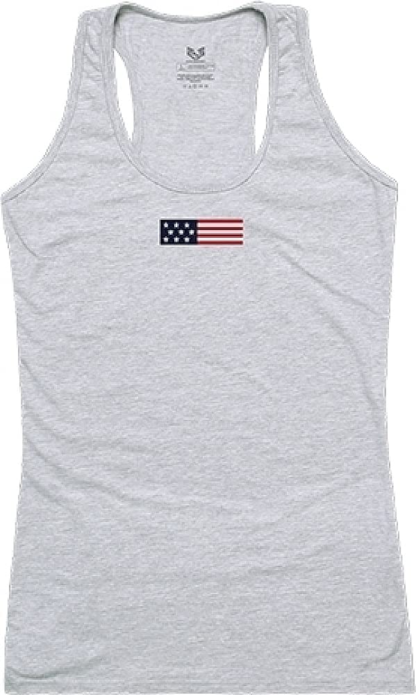 Graphic Tank, US Flag 1, H.Grey, XL