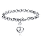 TONY & SANDY Charm Bracelets for Girls Jewelry Teen Girls Gift Ideas Christmas Stocking Stuffers 2023 Birthday Stainless Steel L