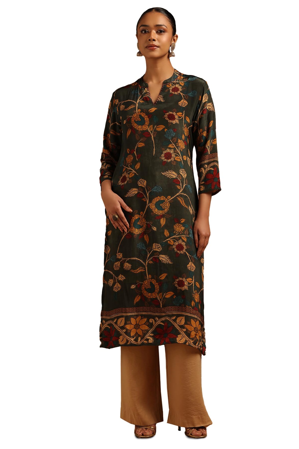 Soch Women Floral Kurta with Beads