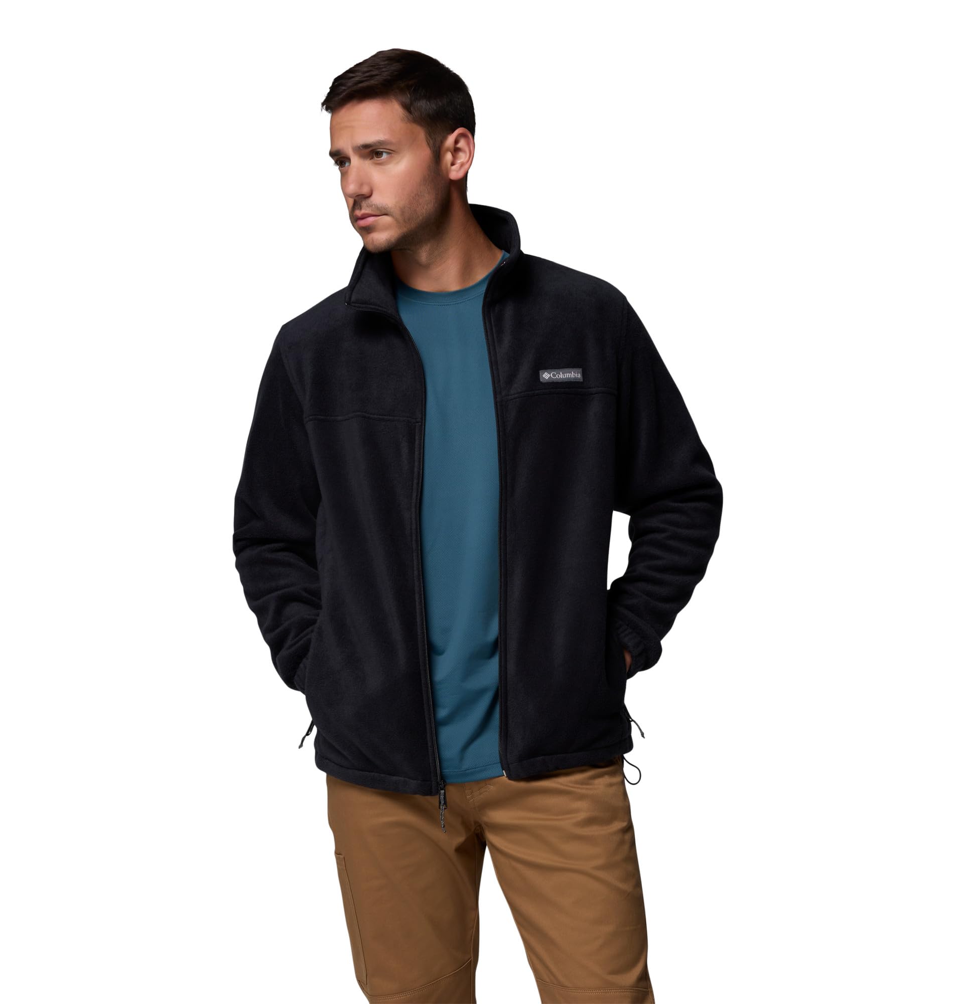 Mens Steens Mountainull-Zip 20 Fleece - BLAcK - S(D0102H7M9ZT)