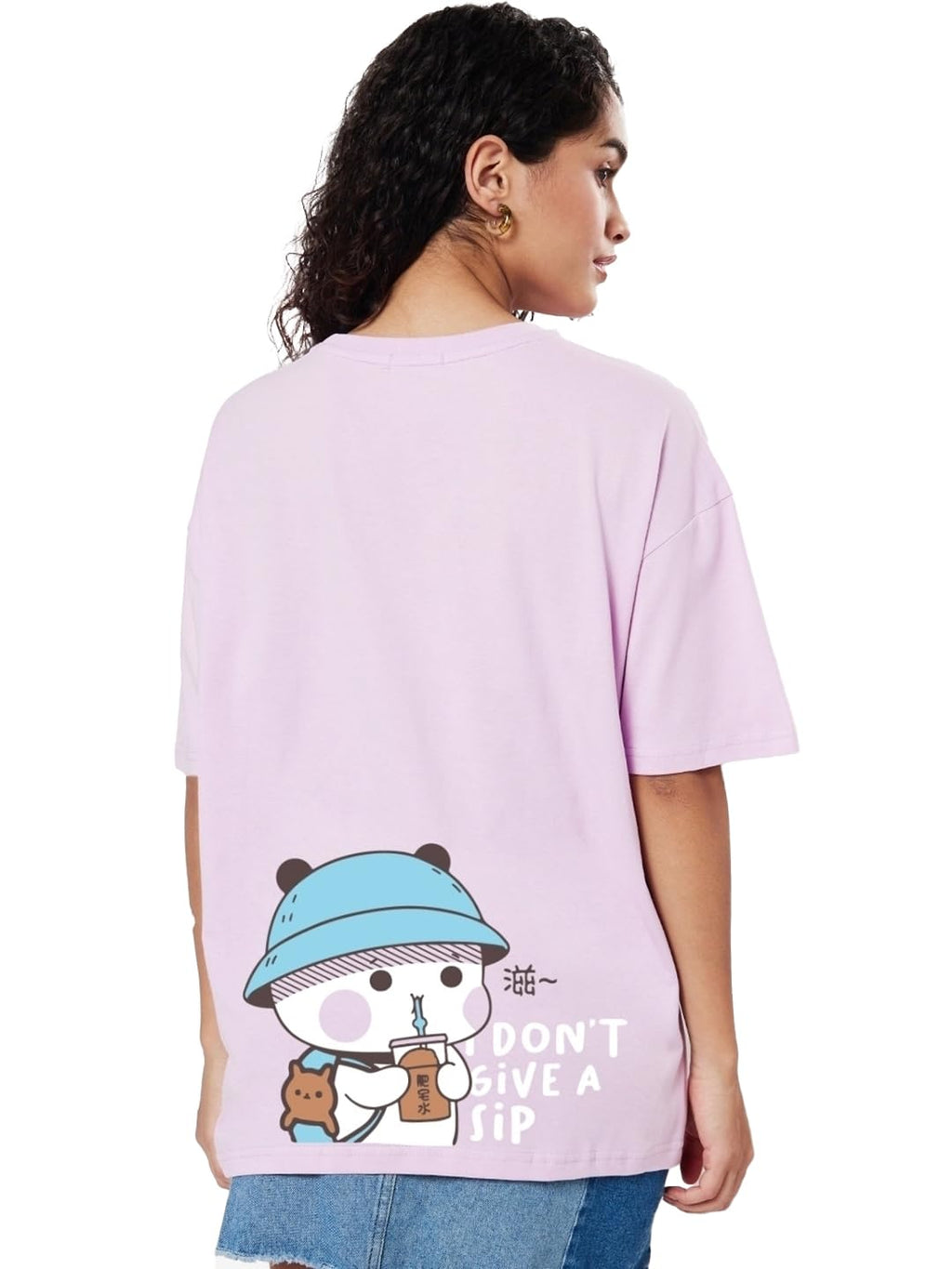 Bewakoof Women Graphic Print Purple Half Sleeve Crew Neck T-Shirt