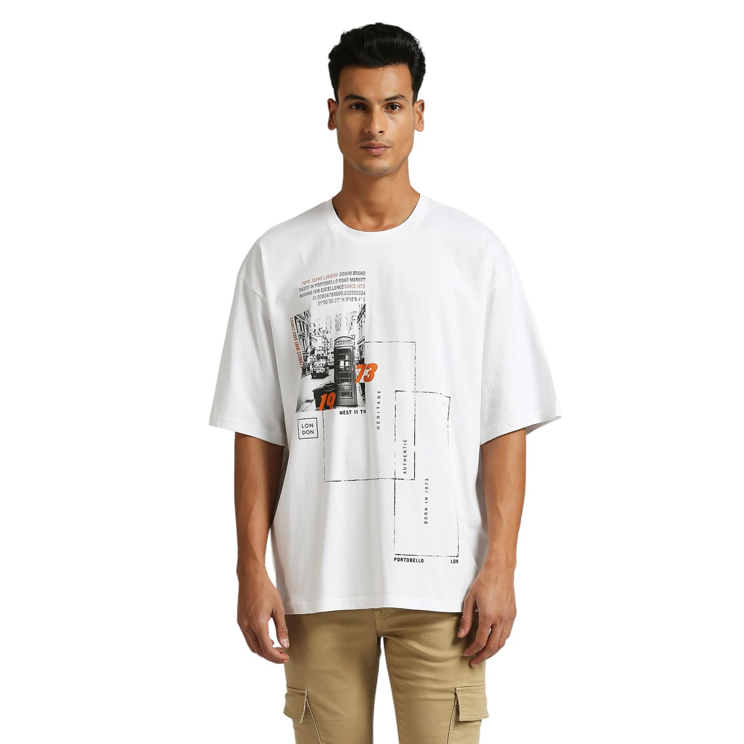 Walker Photographic Printed Oversized Tee