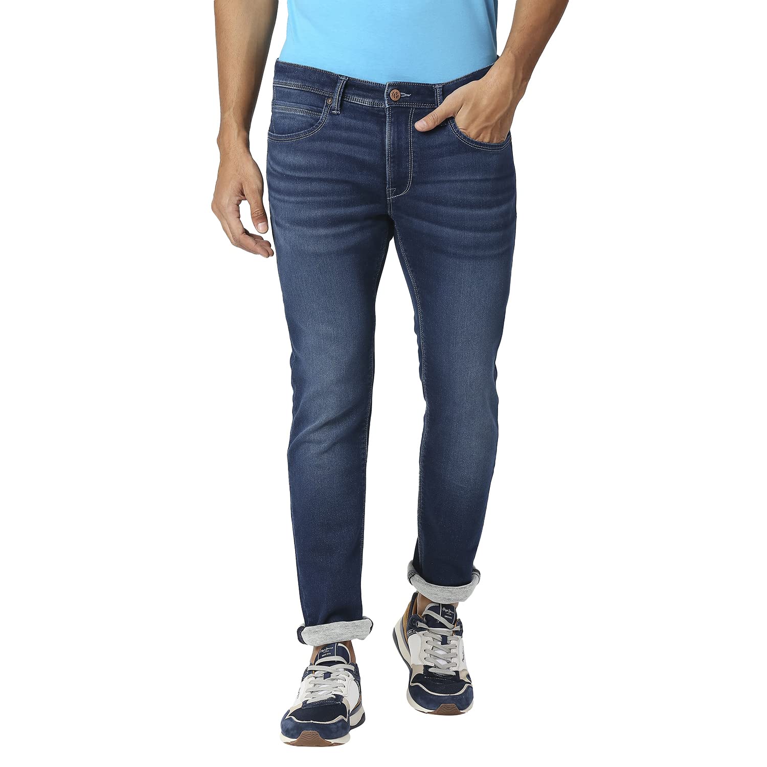 Pepe Jeans MenS Straight Jeans (Pm207127J671_Med Used