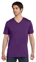 Unisex Jersey Short-Sleeve V-Neck T-Shirt - TRUE ROYAL - XS(D0102H7WBR6)