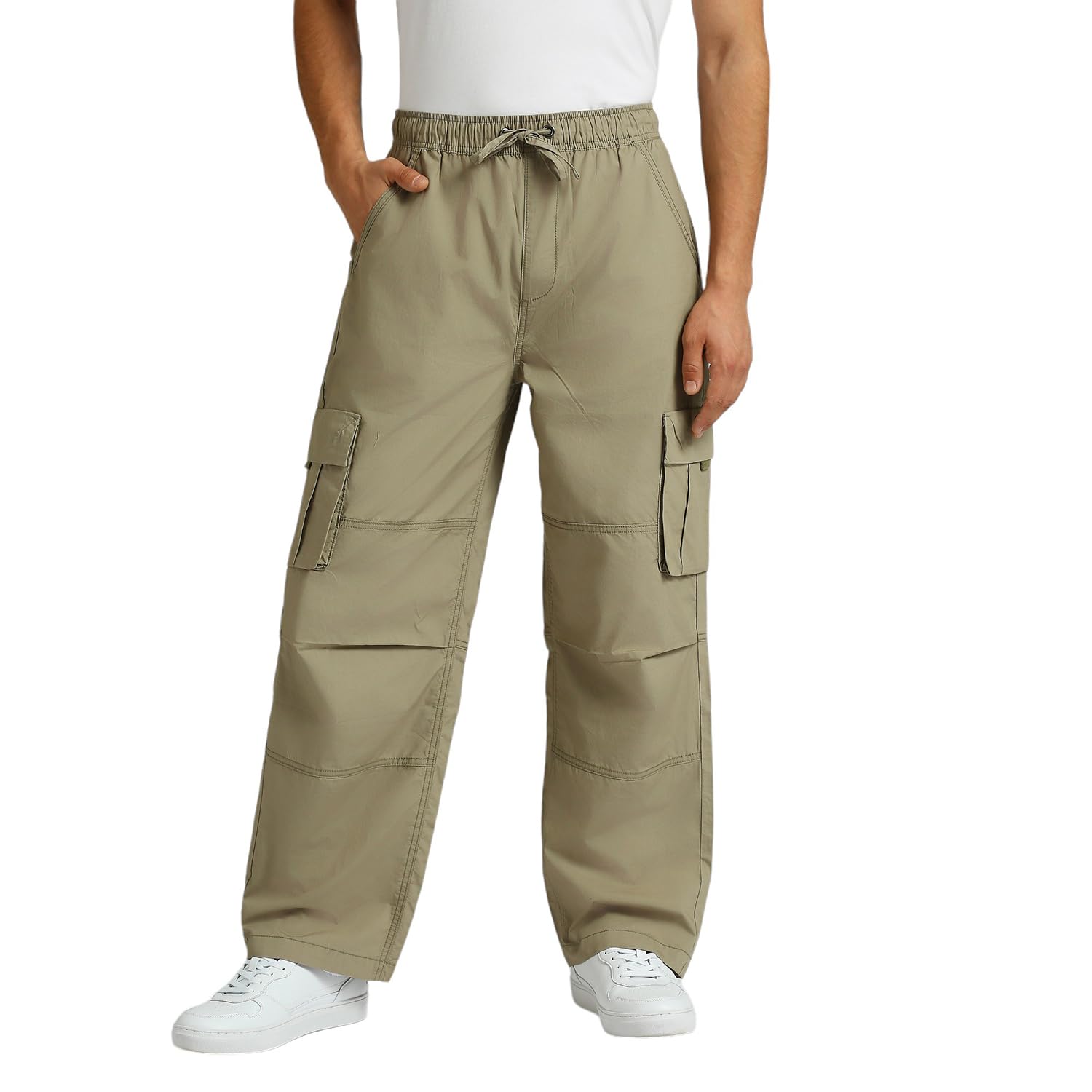 Pepe Jeans MenS Regular Casual Pants (Pm211779_Olive Green