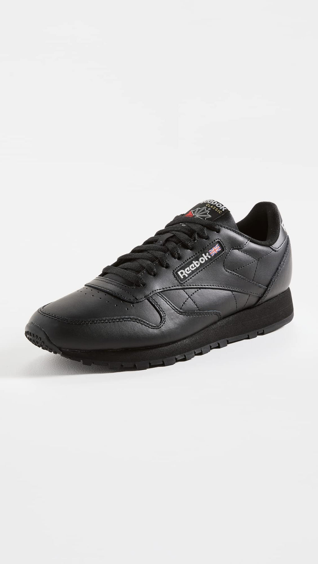 Reebok Unisex Classic Leather Sneaker, Core Black/Core Black/Pure Grey 5, 9 US Men