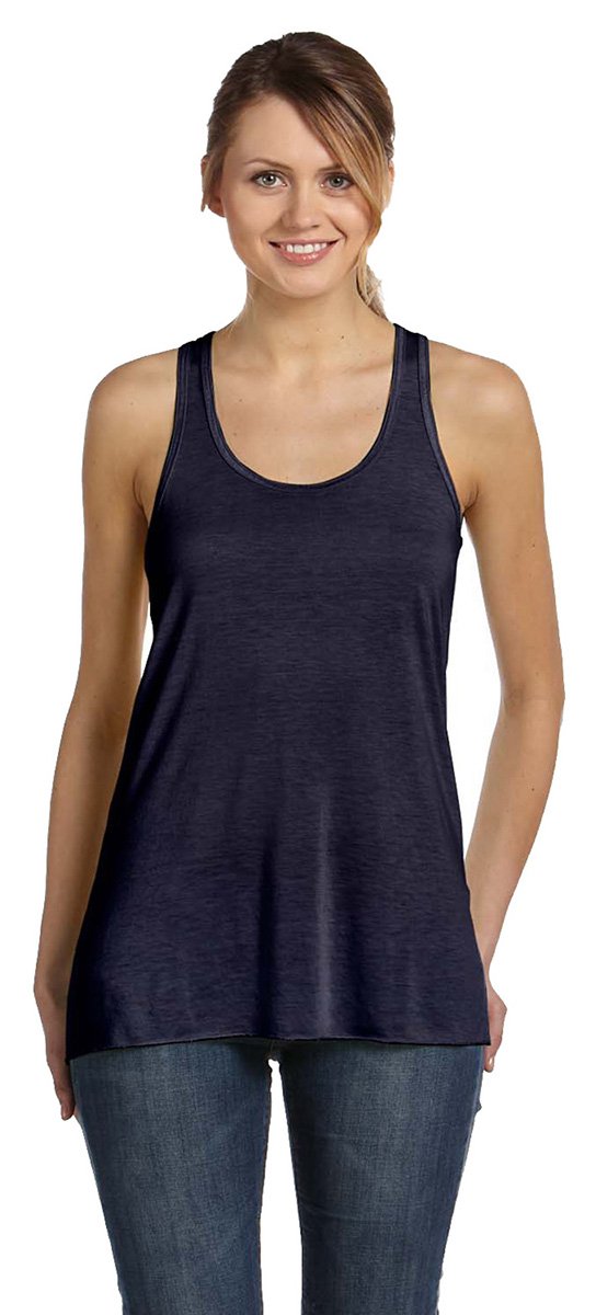 Ladies Flowy Racerback Tank - ATHLETIc HEATHER - S(D0102H7K7UX)