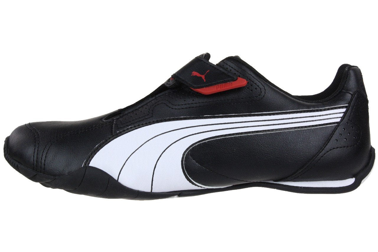 PUMA mens Redon Move Sneaker, Black/White/High Risk Red, 11 US