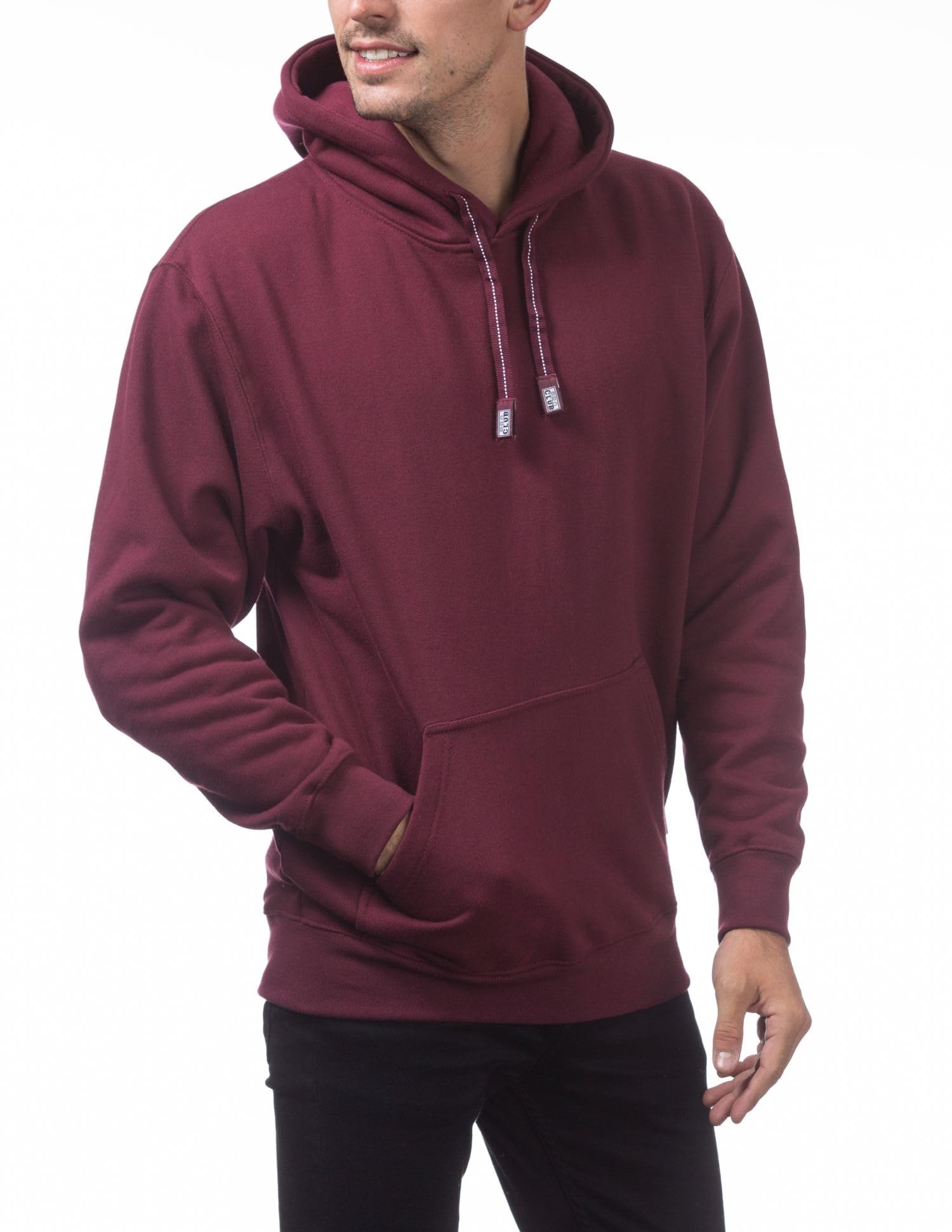 Pro Club Men's Heavyweight Pullover Hoodie (13oz), 2X-Large, Maroon