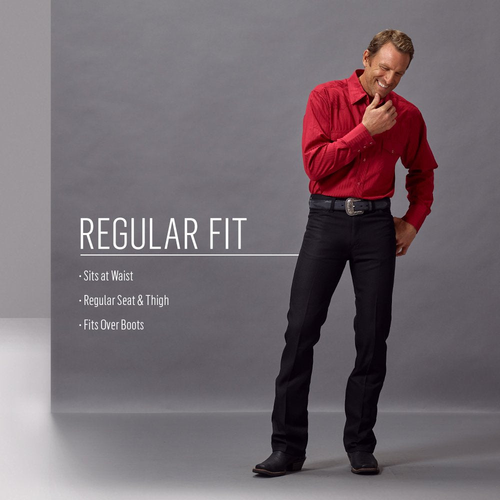 Wrangler mens Wrancher Jean dress pants, Birch, 46W x 32L US