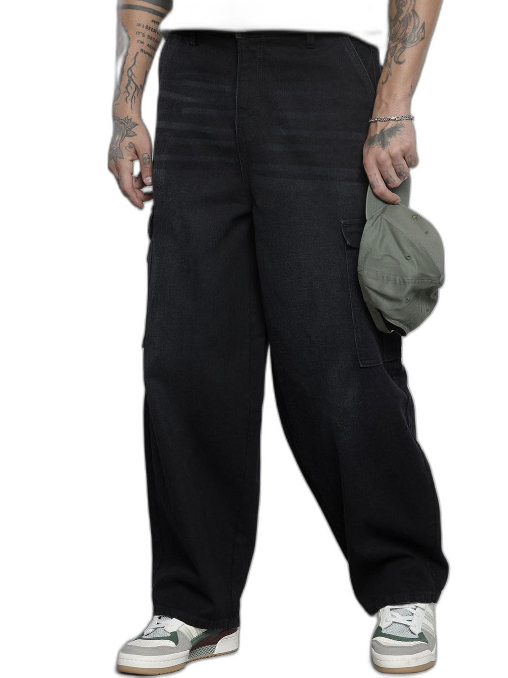 The Indian Garage Co Mens Baggy Jeans