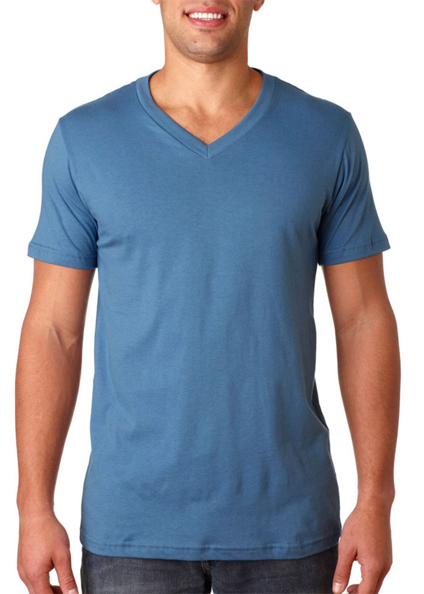 Unisex Jersey Short-Sleeve V-Neck T-Shirt - TRUE ROYAL - XS(D0102H78HD8)