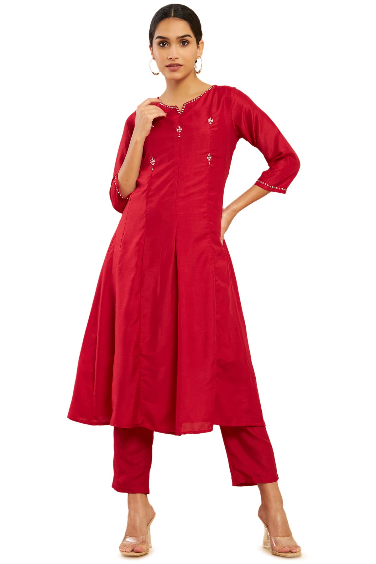 Soch Women Cotton Blend Salwar Suit Set