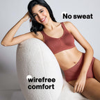Nykd (Nyb105 Cotton Non Padded & Non Wired Everyday Bra For Women | Full Coverage Bra With No Sweat & Breast Separating Feature