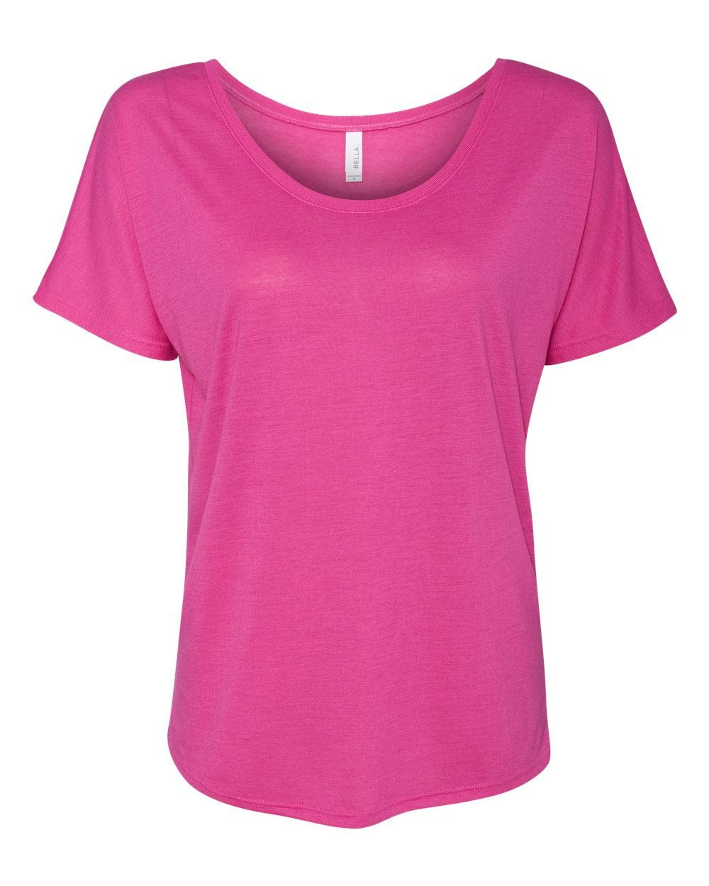Ladies Slouchy T-Shirt - WHITE MARBLE - S(D0102H7W5V8)