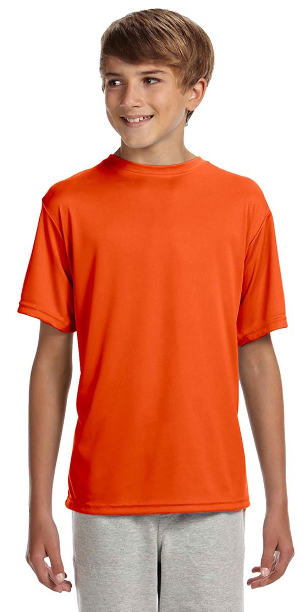 Youth cooling Performance T-Shirt - gRAPHITE - S(D0102H7KY3T)