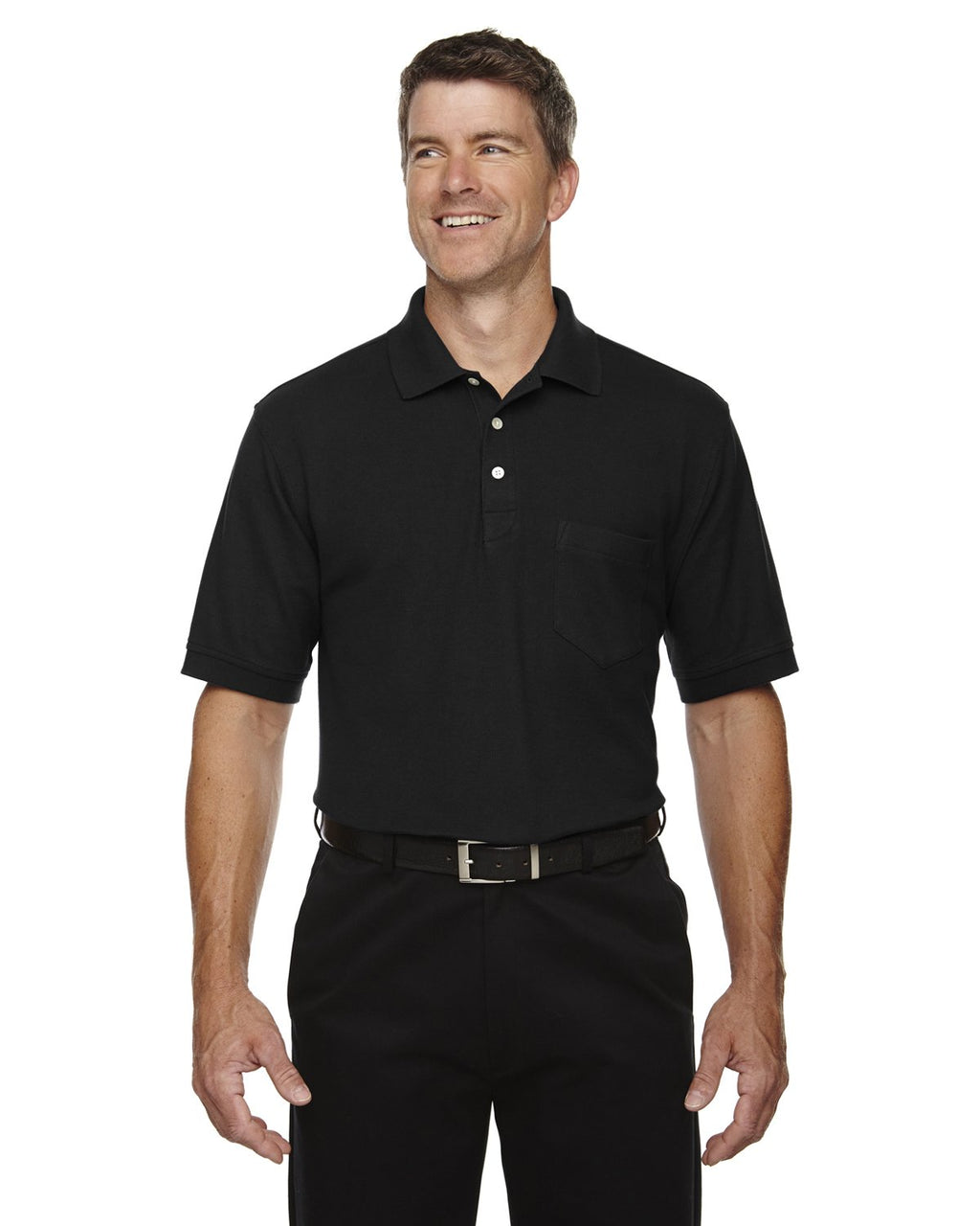 Mens DRYTEc20Performance Pocket Polo - gRAPHITE - S(D0102H76UHJ)
