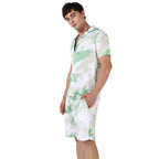 Campus Sutra Men'S Multicolour Tie-Dye Print Co-Ord Set For Casual Wear | Cotton Rayon Fabric | Clothing Set Crafted With Comfor