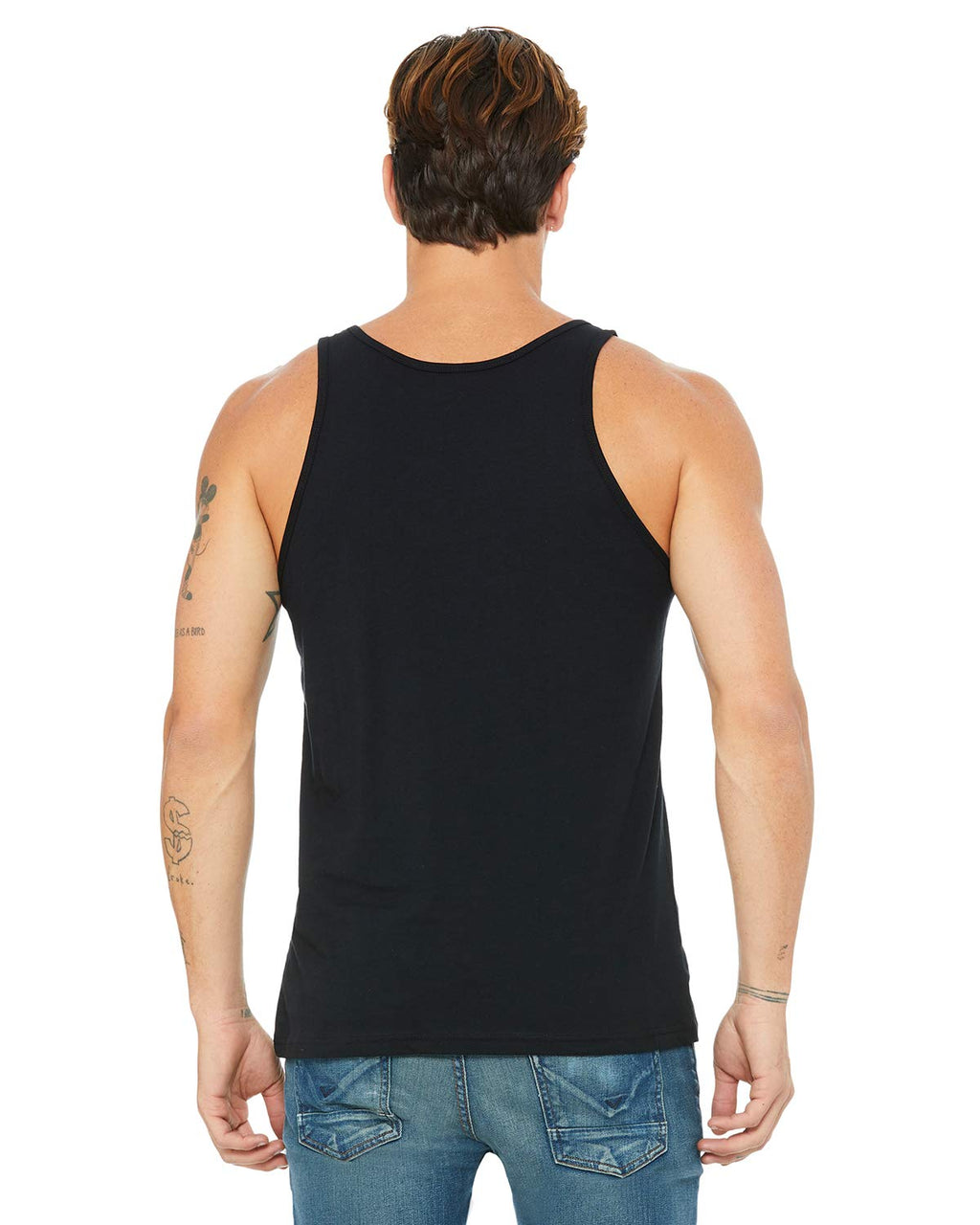 Unisex Jersey Tank - NEON BLUE - XS(D0102H7WALX)