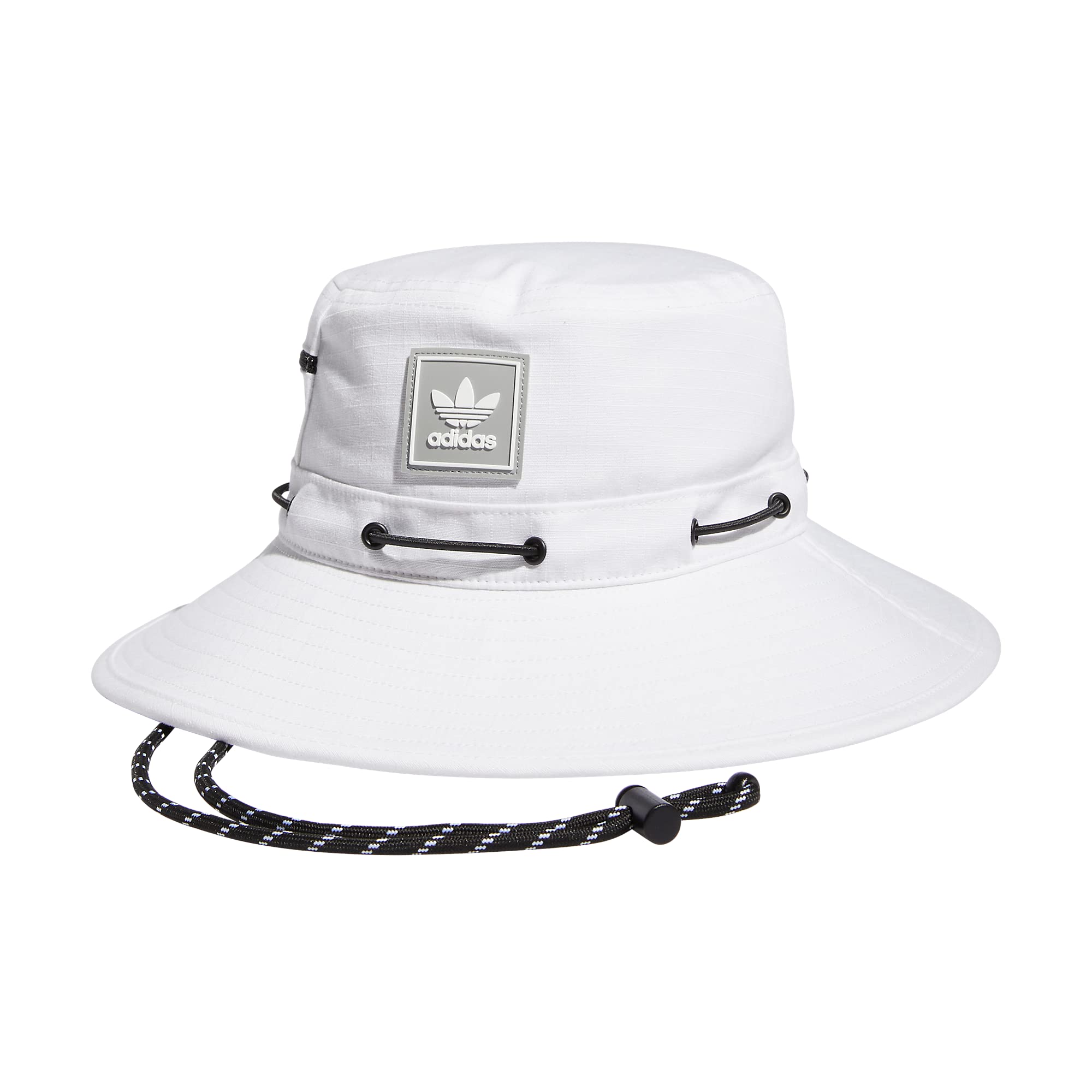 adidas Originals Utility Boonie Bucket Hat, White/Stone Grey, One Size