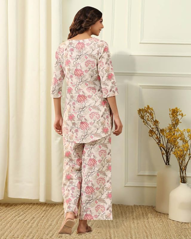 I Enterprise Women'S Cotton Tunic Knee-Length Dress (Y1_Inco-039_Multicolor4