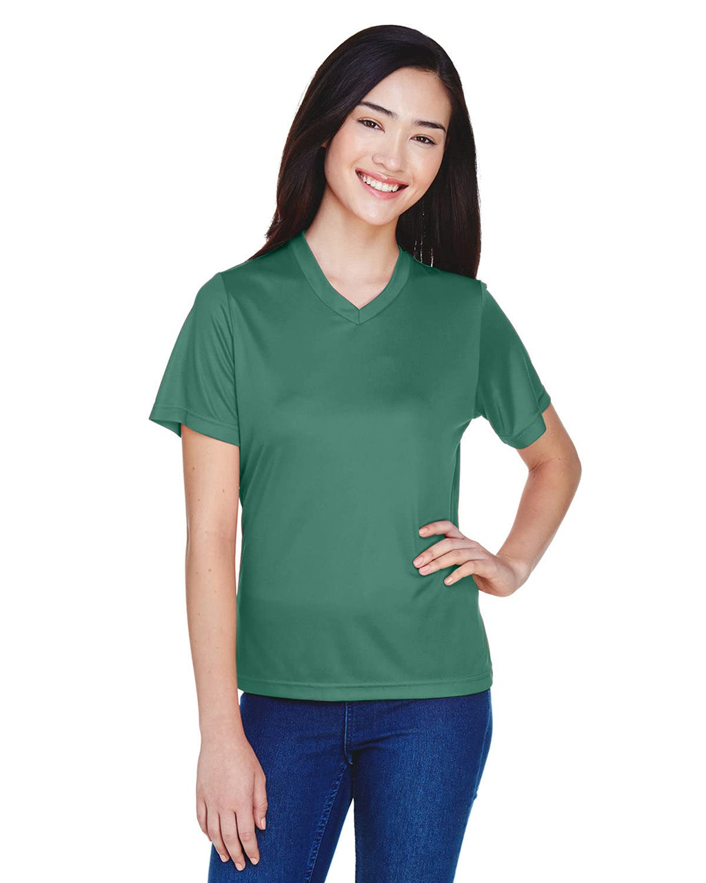 Ladies Zone Performance T-Shirt - WHITE - XS(D0102H7NB4T)