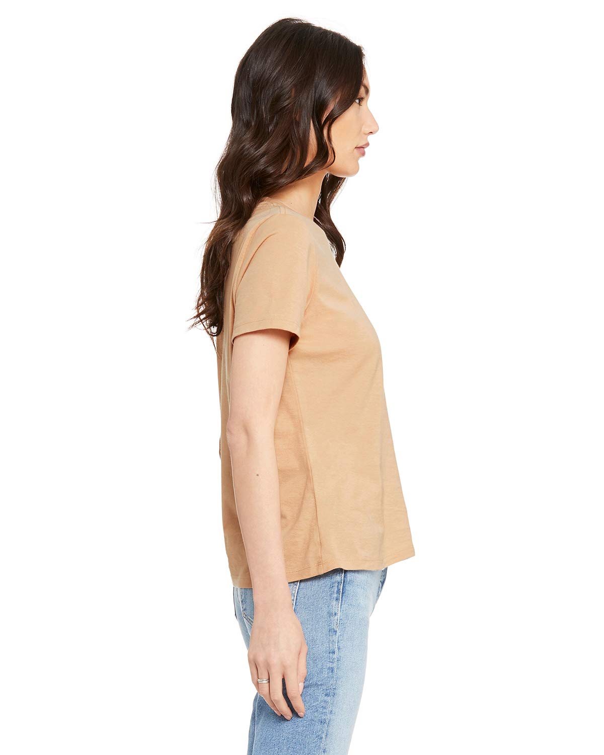 Ladies Relaxed Jersey Short-Sleeve T-Shirt - TEAM PURPLE - S(D0102H7W8HJ)