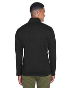 Mens Bristol Full-Zip Sweater Fleece Jacket - gREY HEATHER - S(D0102H7YE48)