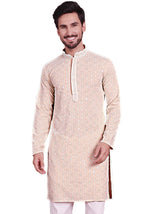 Jompers Mens Sequins And Chikankari Embroideredkurtas