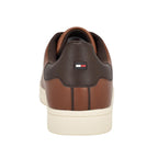 Tommy Hilfiger Men's Liston Sneaker, Cognac/Dark Brown 210, 9.5