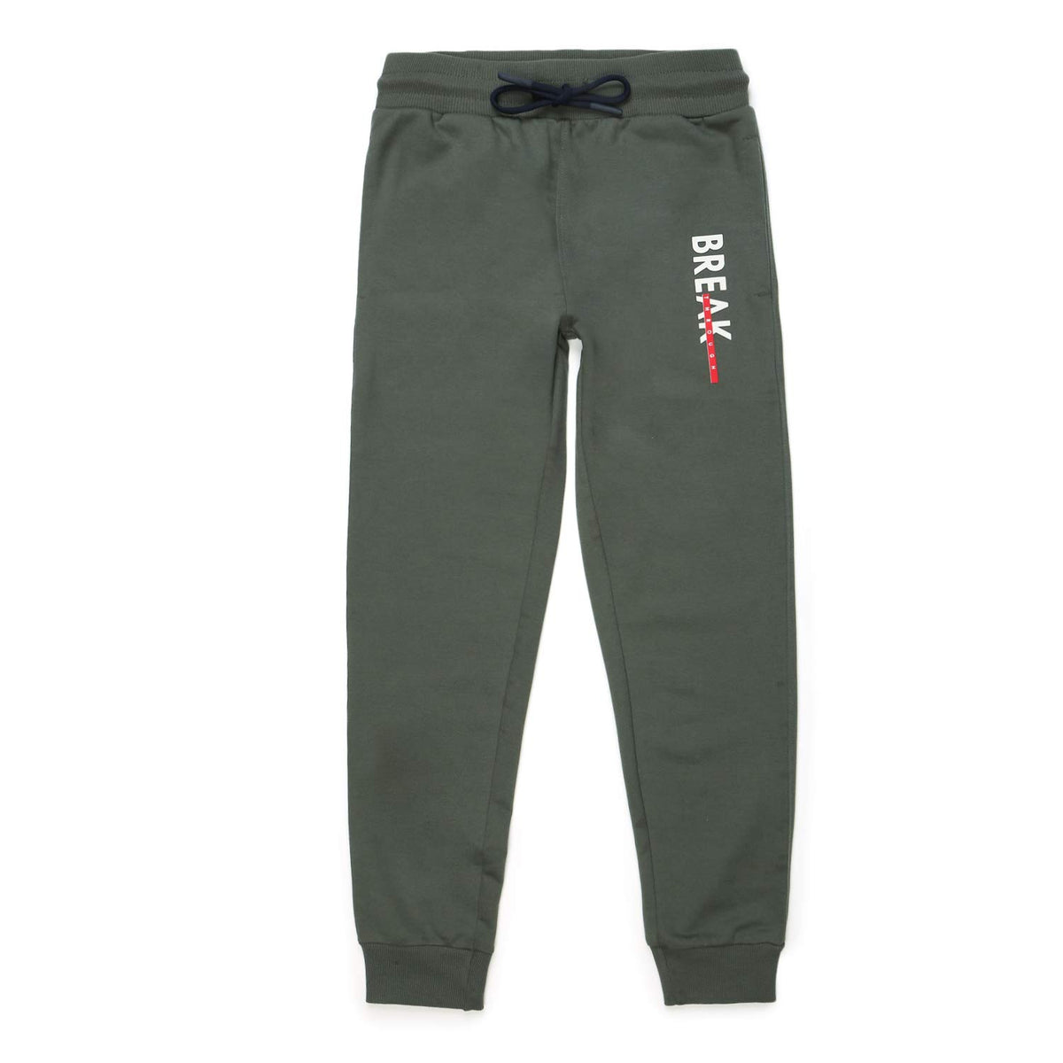 Alan Jones Clothing BoyS Regular Fit Solid Joggers Track Pant (15 Years16 Years_Fern) 15-16