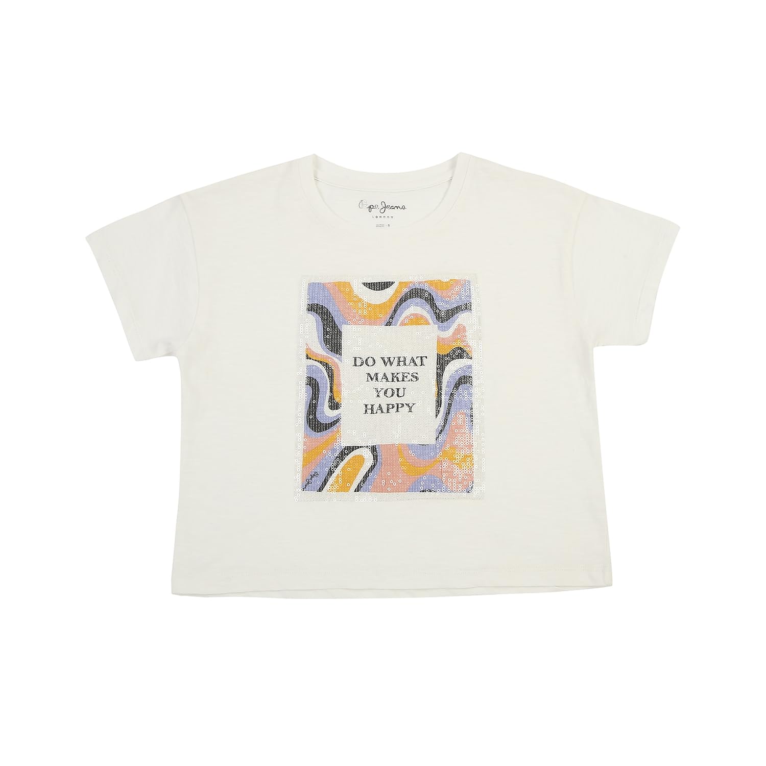Pepe Jeans GirlS Loose T-Shirt (Pg502991_Optic White 12)