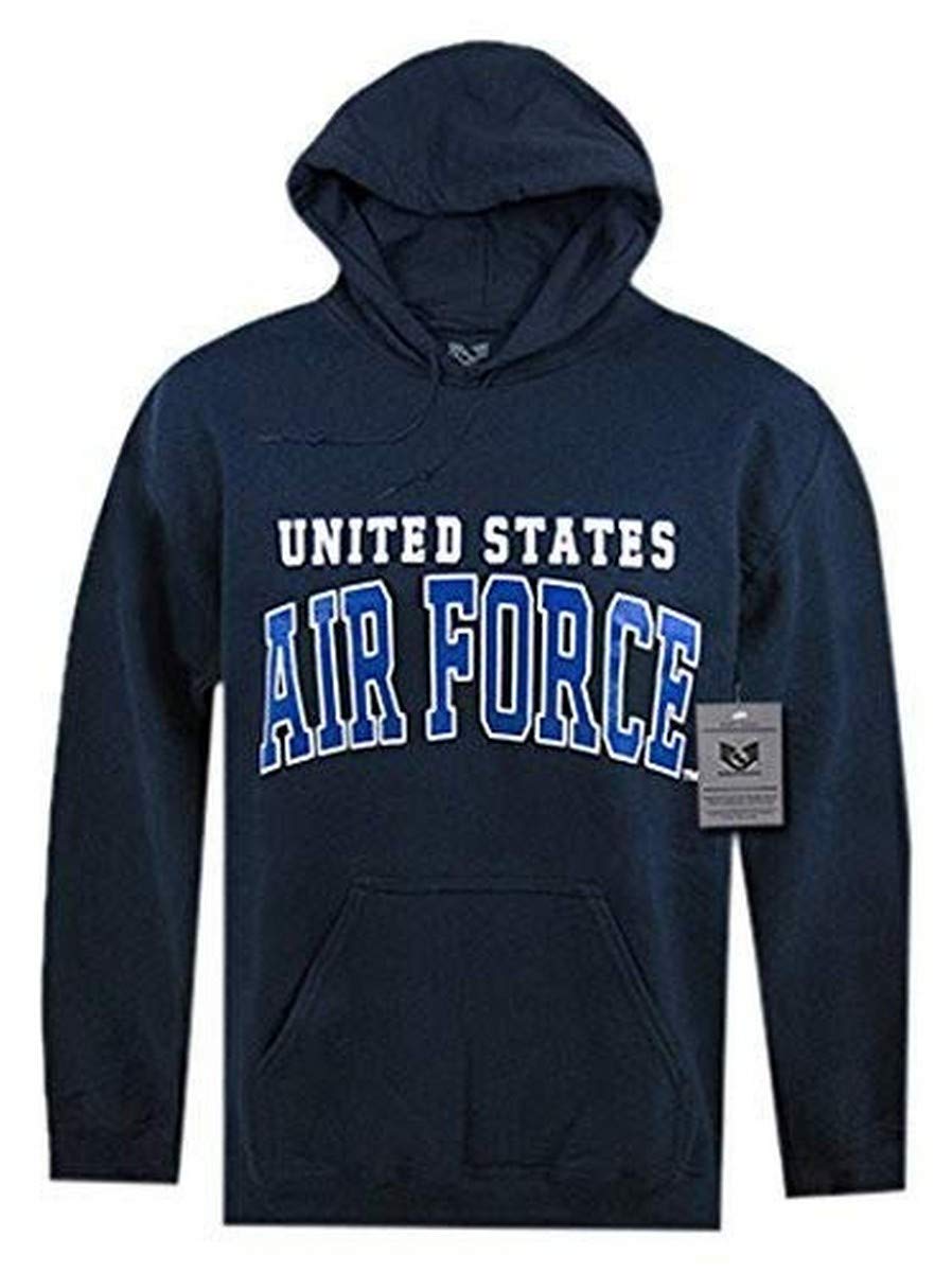Pullover Hoodie, US Air Force, Navy, S