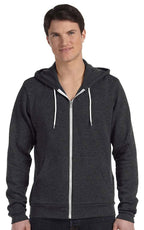 Unisex Sponge Fleece Full-Zip Hooded Sweatshirt - ASPHALT - 2XL(D0102H7WMcJ)