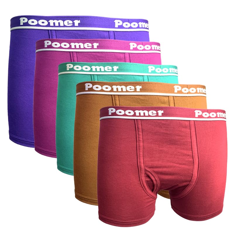 Poomer MenS Cotton Pocket Trunks (Pack Of 3) # Multicolor & Assorted # Two Pocket Trunk # Liberty Trunk (In, Numeric, 95, Regul 95