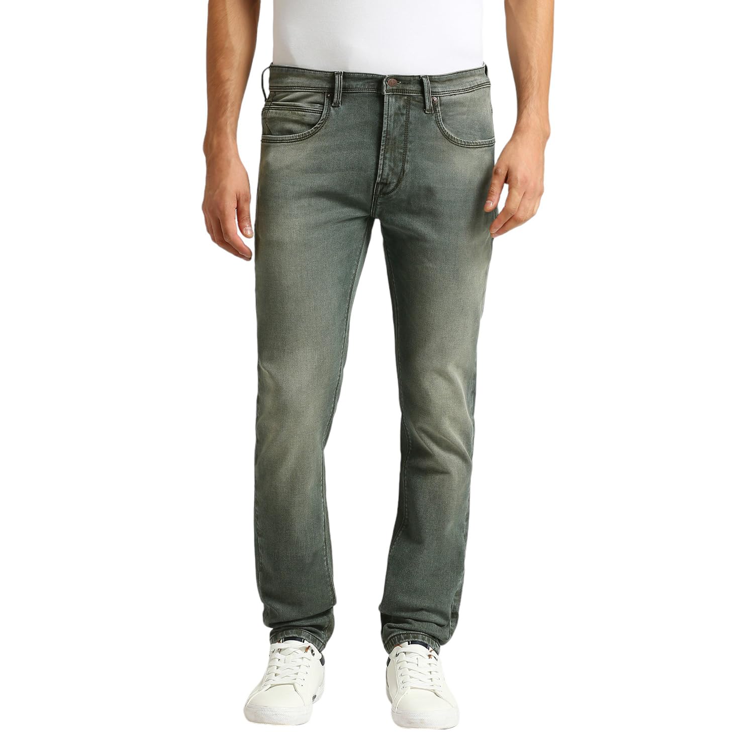 Pepe Jeans MenS Slim Jeans (Pm207889A191_Green Used_Grey