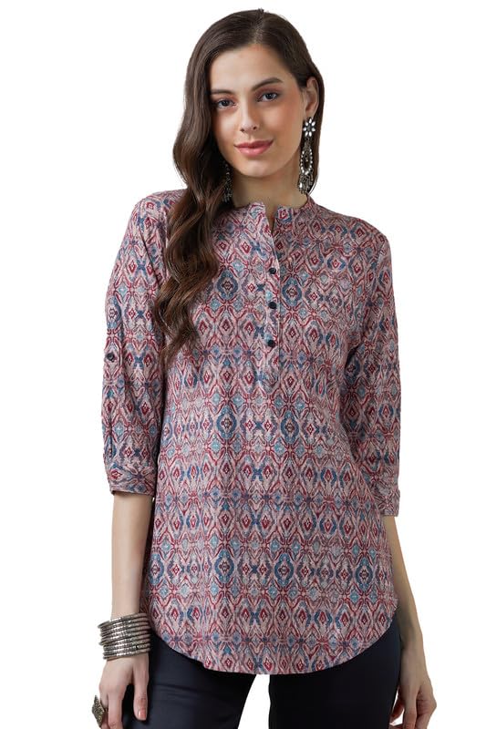 Soch Women Spandex Ikat T-Shirt