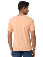 XYXX Mens Solid Regular Fit T-Shirt (XY_CR15_Tshirt_1_Medium Orange